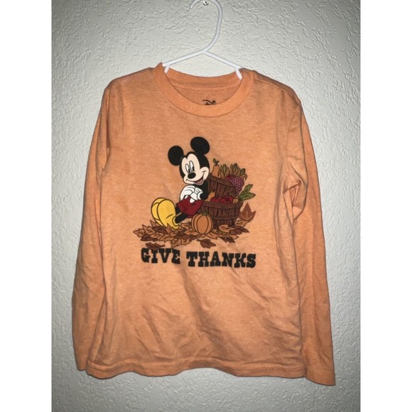 jumping beans Other - Disney Mickey Mouse Kids Thanksgiving Shirt Size 7